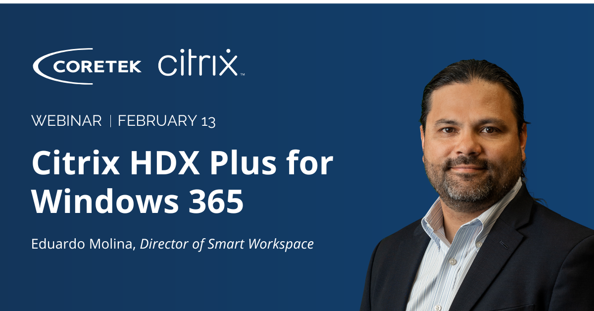Webinar: Citrix HDX Plus for Windows 365